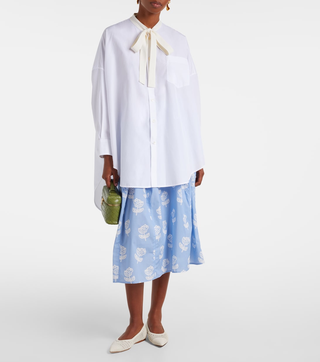 Hemdblusenkleid aus Baumwolle | Marni