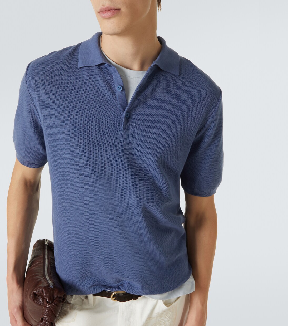 Cotton polo shirt | Sunspel