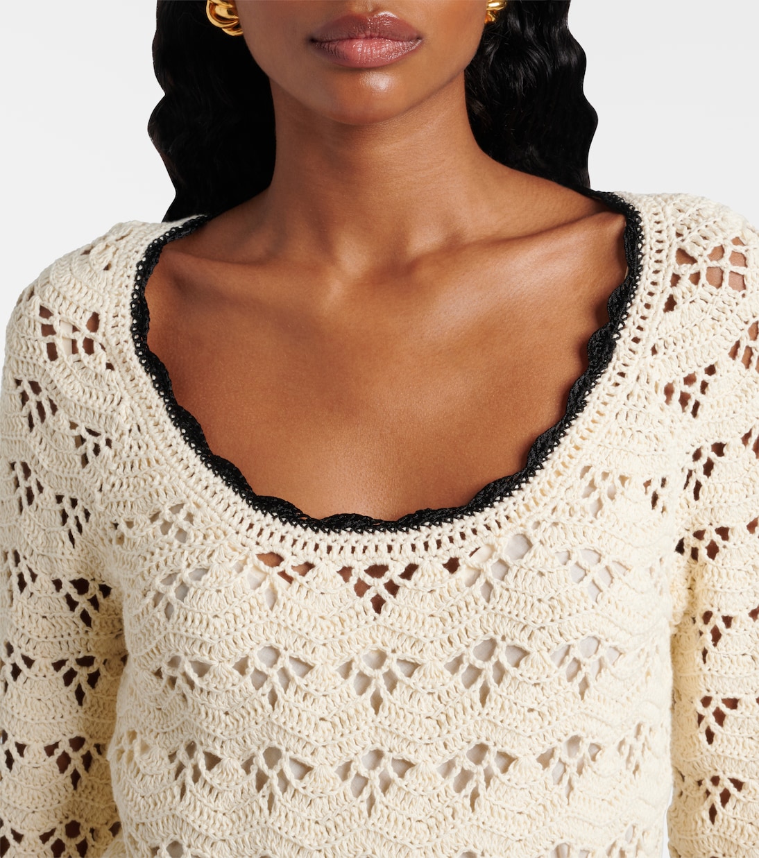 Rhiannon pointelle cotton minidress | Zimmermann