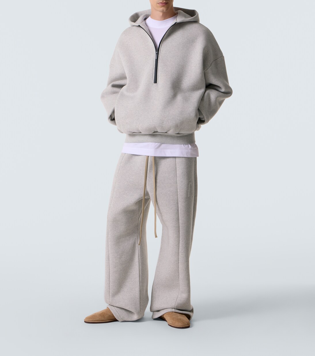 Cotton-blend half-zip hoodie | Fear of God