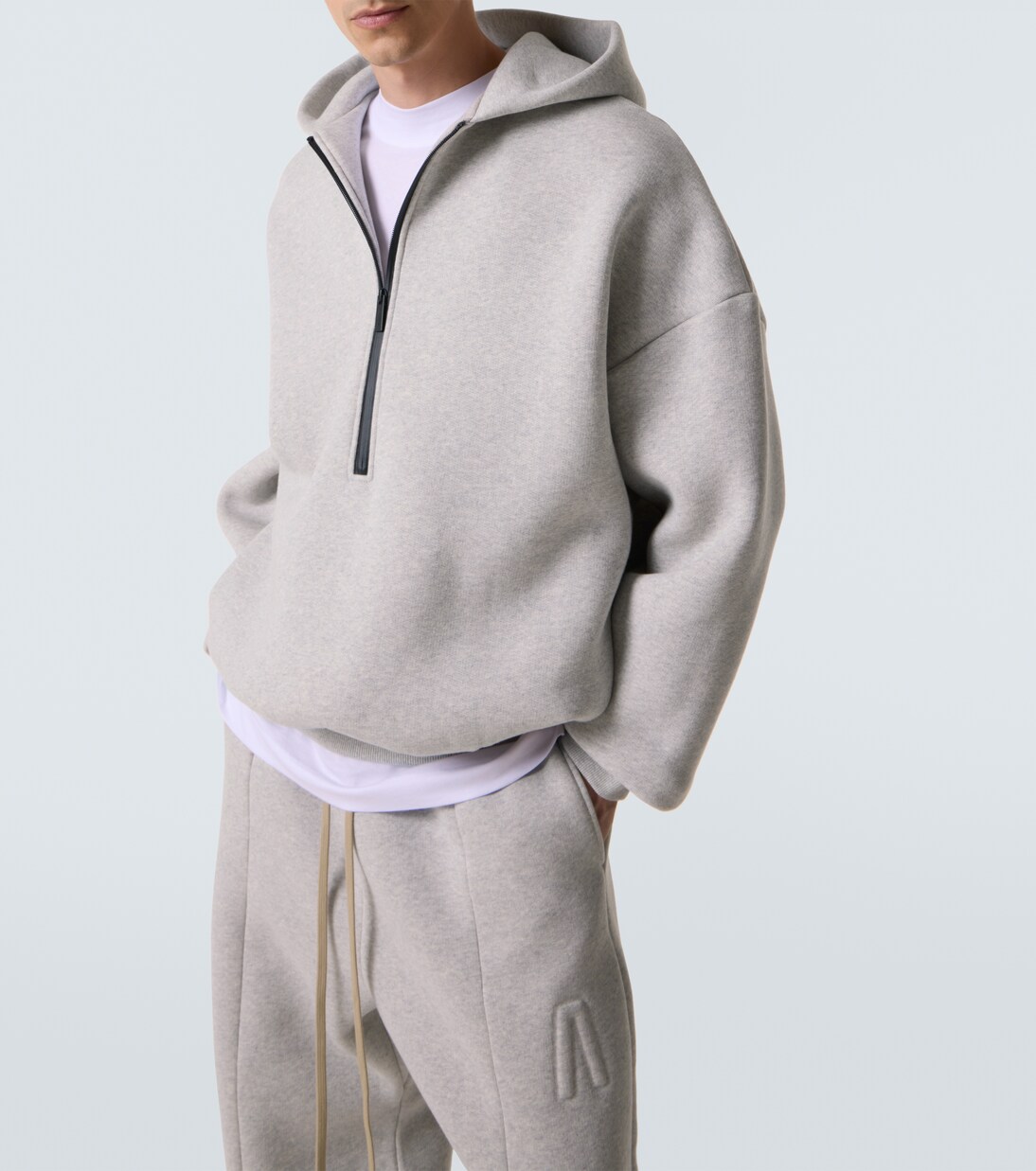 Cotton-blend half-zip hoodie | Fear of God