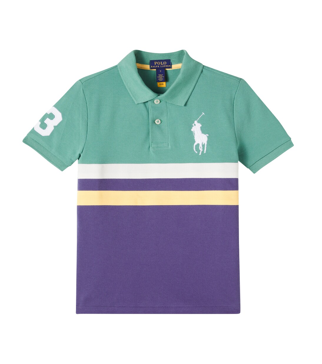 Striped cotton piqué polo shirt | Polo Ralph Lauren Kids