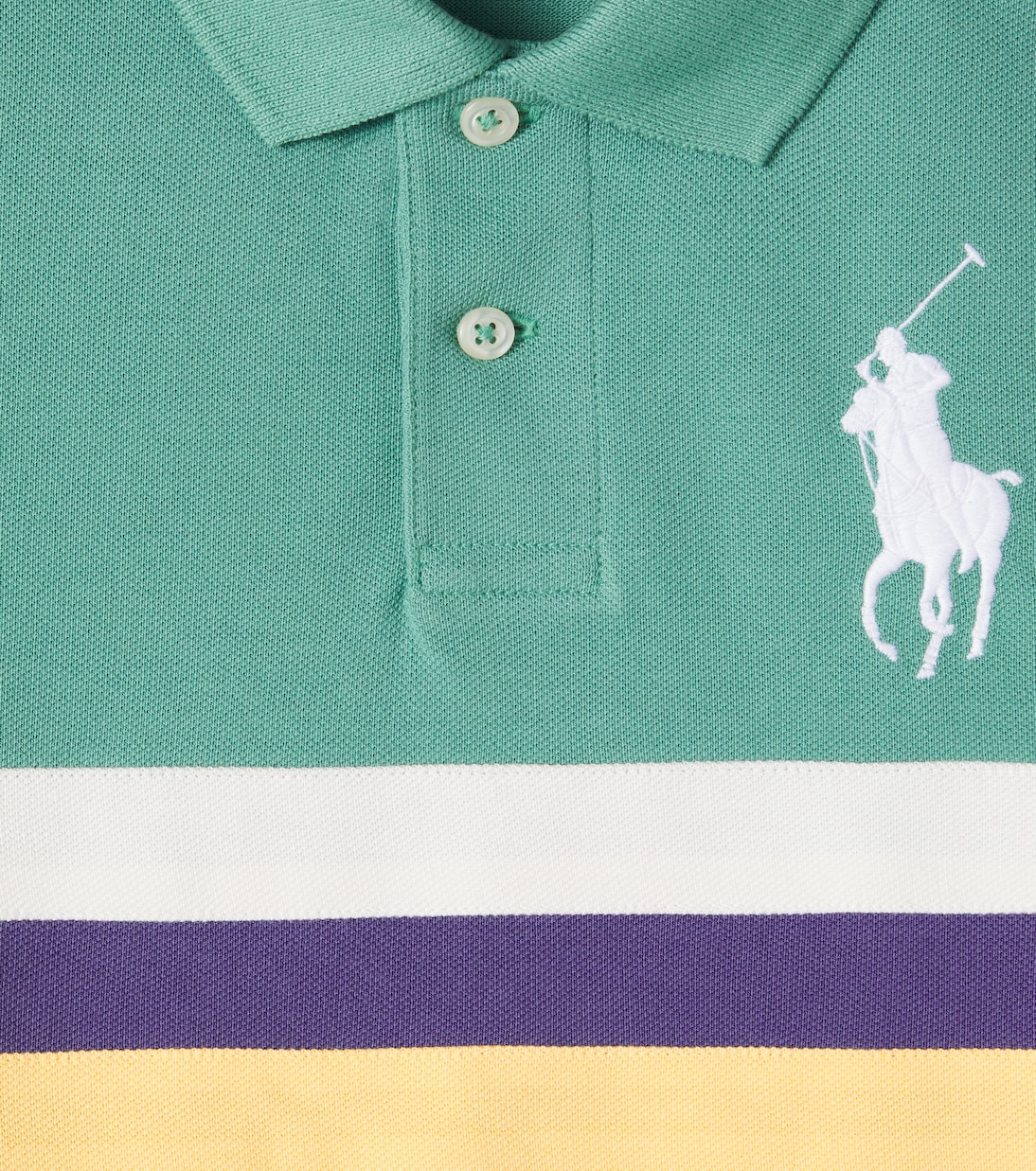 Striped cotton piqué polo shirt | Polo Ralph Lauren Kids