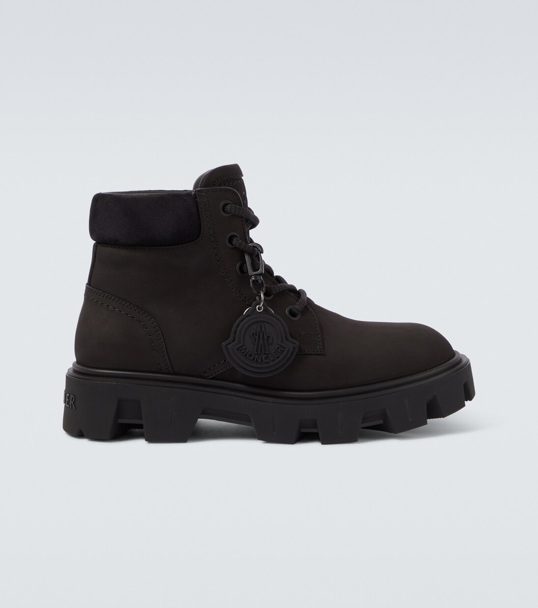 Peak City leather ankle boots | Moncler