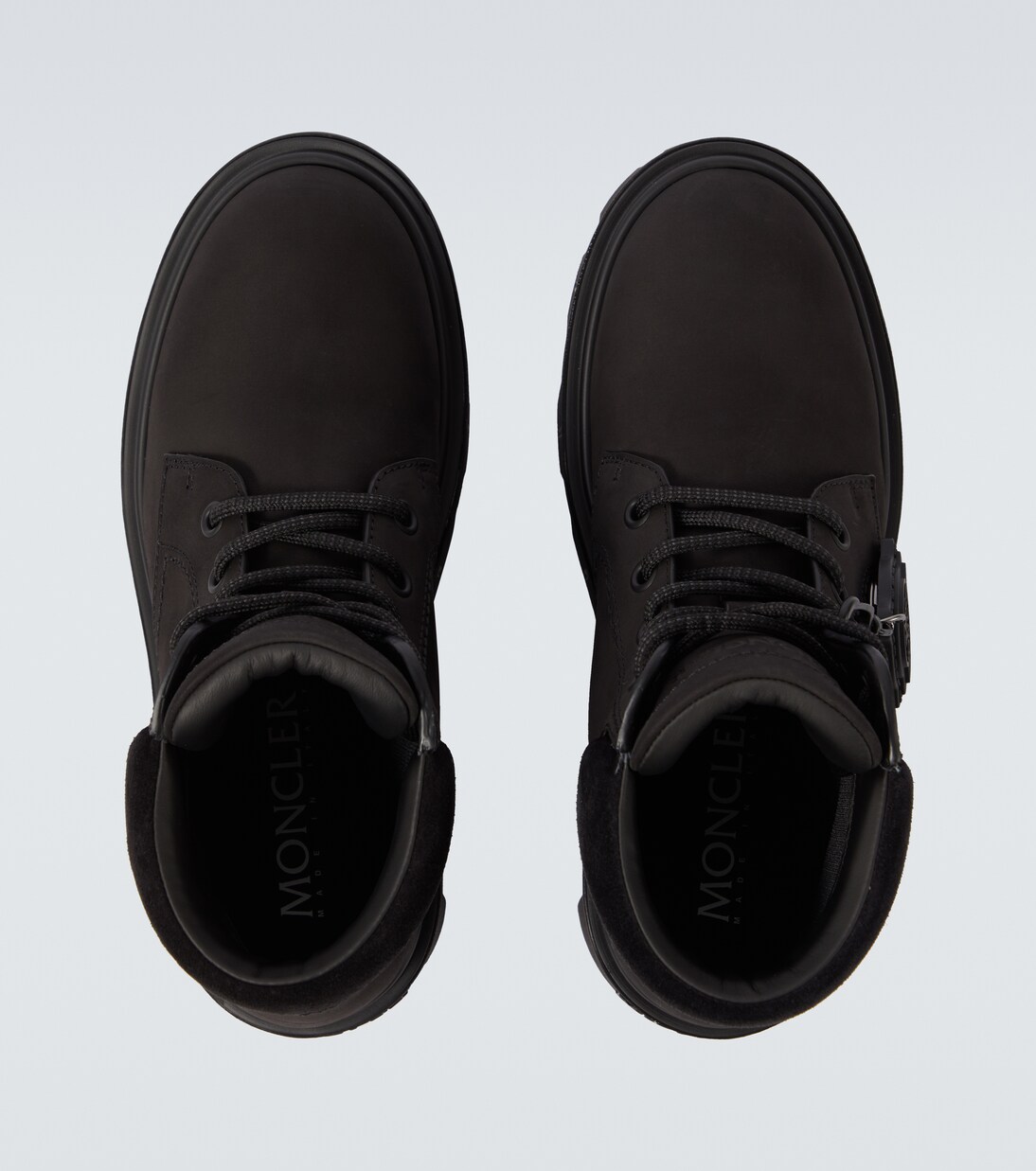 Peak City leather ankle boots | Moncler