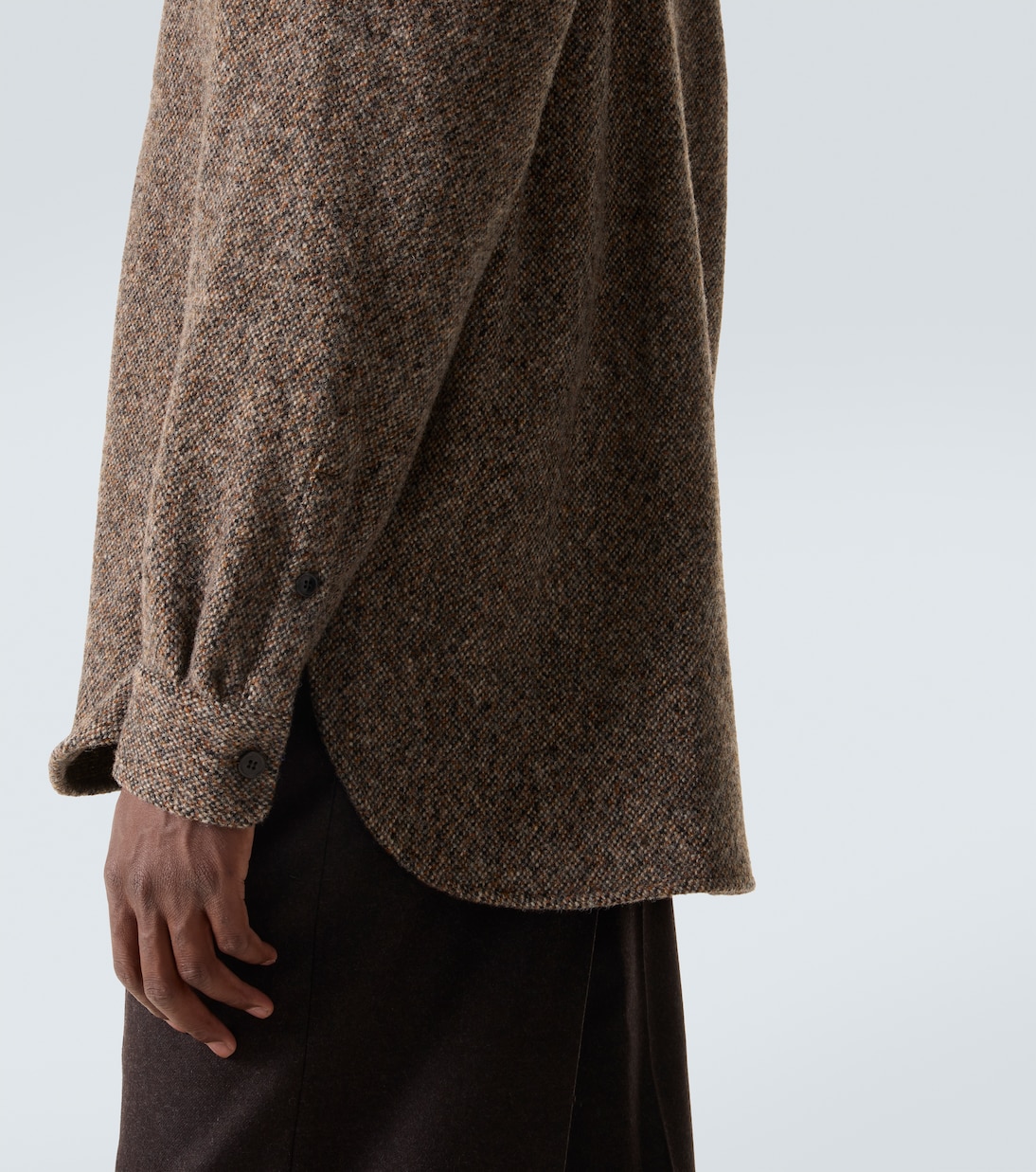 Hemdjacke aus Tweed | Dries Van Noten