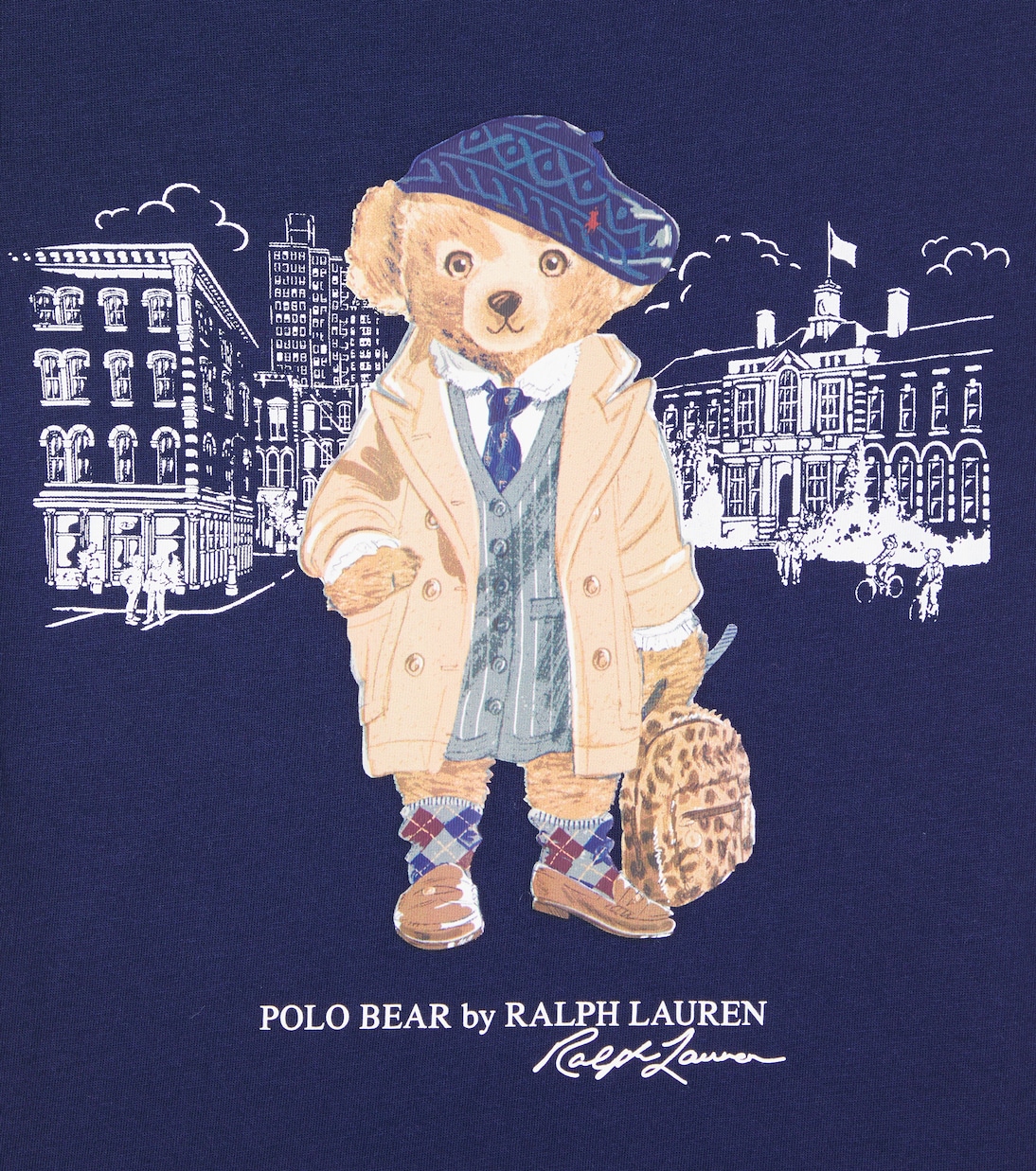 T-shirt Polo Bear in jersey di cotone | Polo Ralph Lauren Kids
