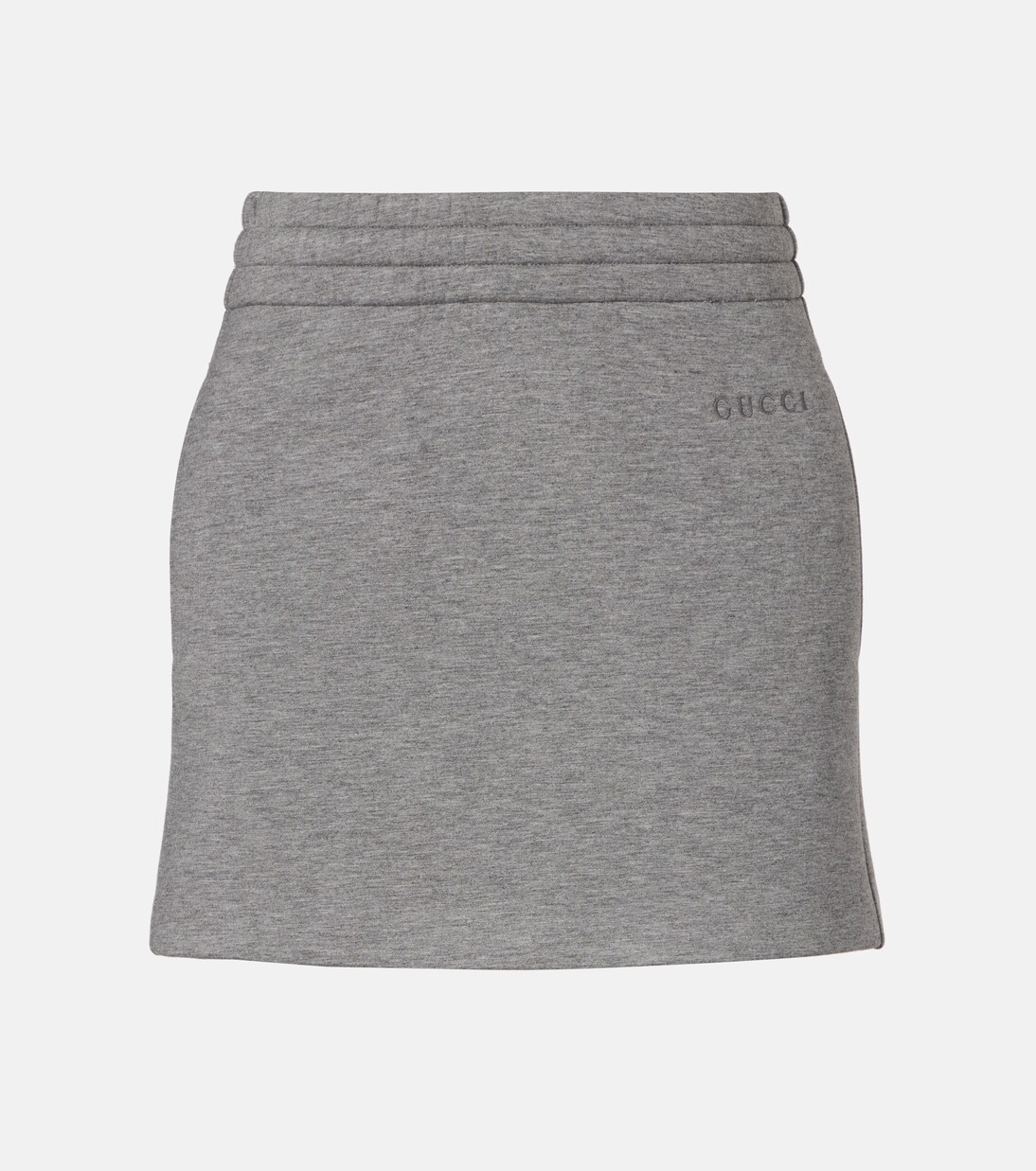 Logo jersey miniskirt | Gucci