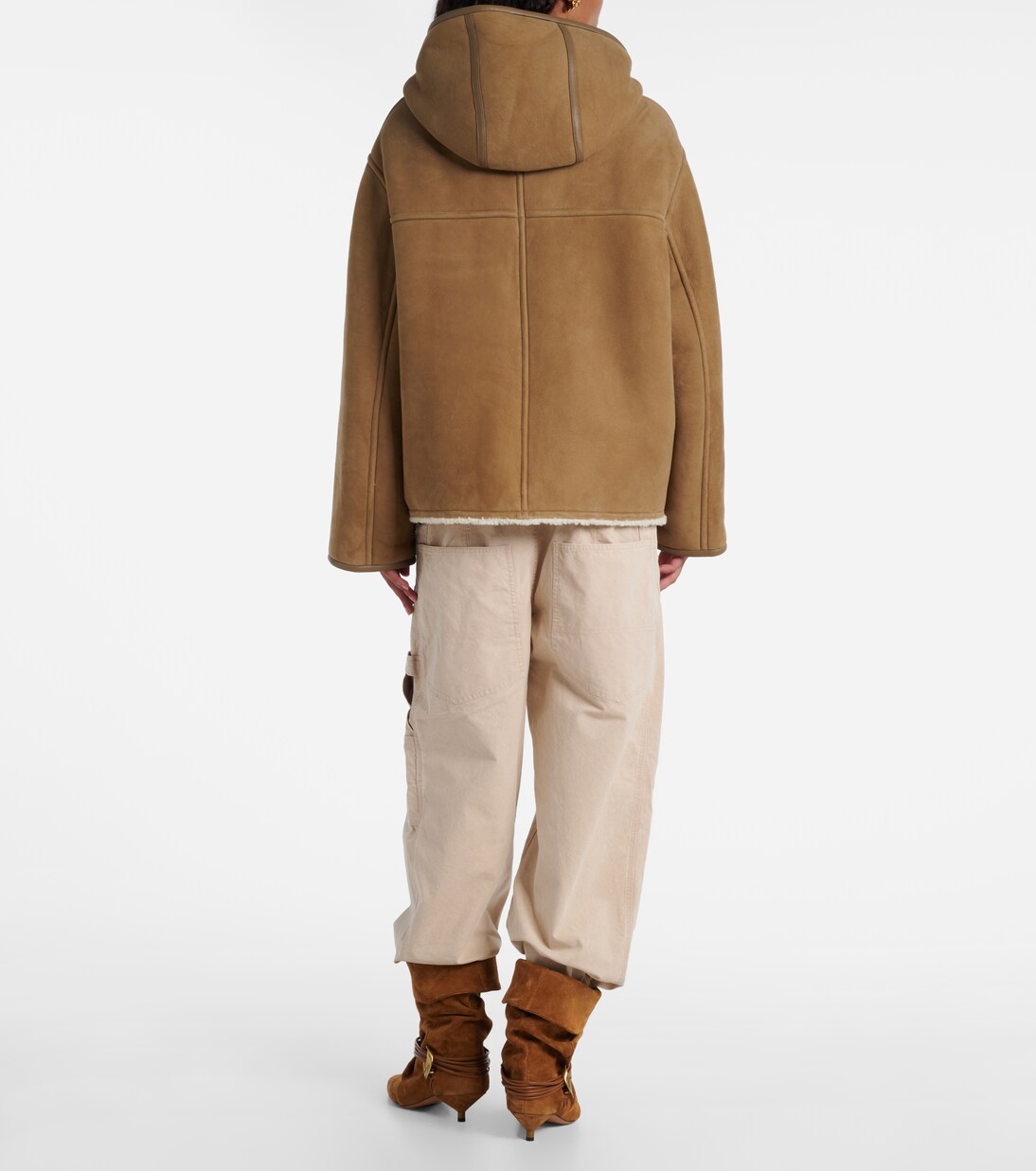 Wendbare Jacke aus Leder und Shearling | Yves Salomon