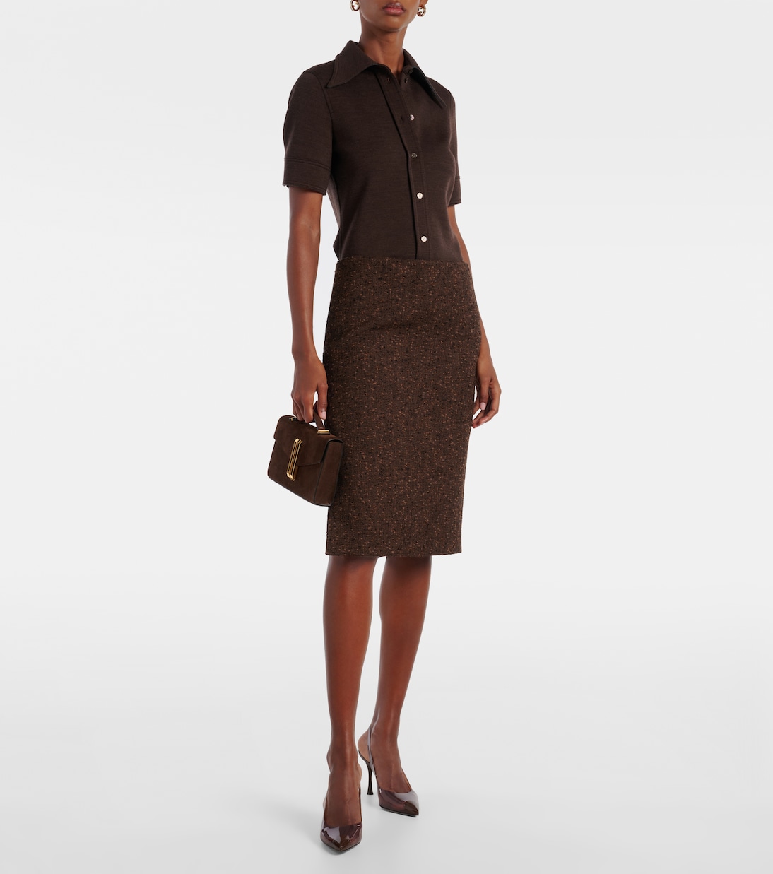 Diana 85 leather-trimmed slingback pumps | Gianvito Rossi