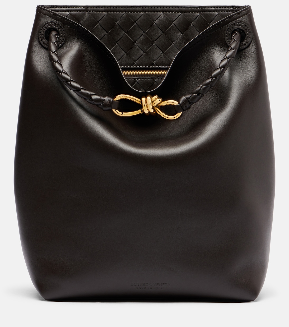 Sac seau Andiamo Small en cuir | Bottega Veneta