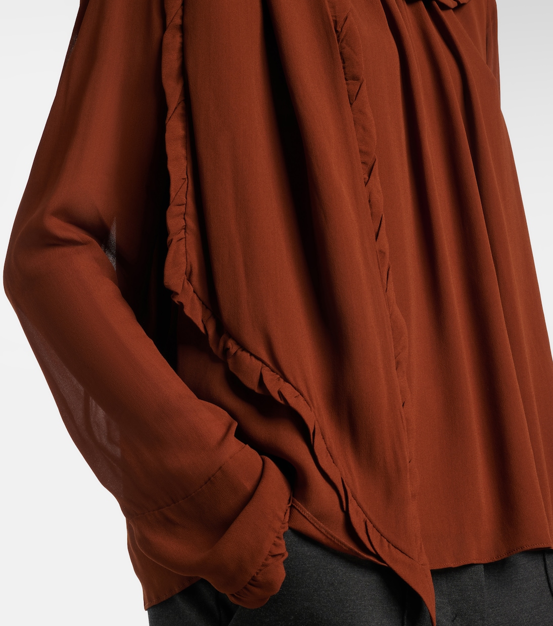 Top Sheer Twist aus Georgette | Dorothee Schumacher