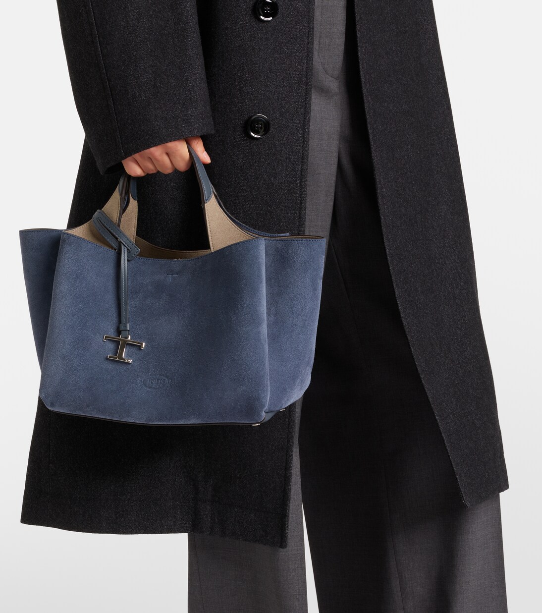 Apa Small suede tote bag | Tod's