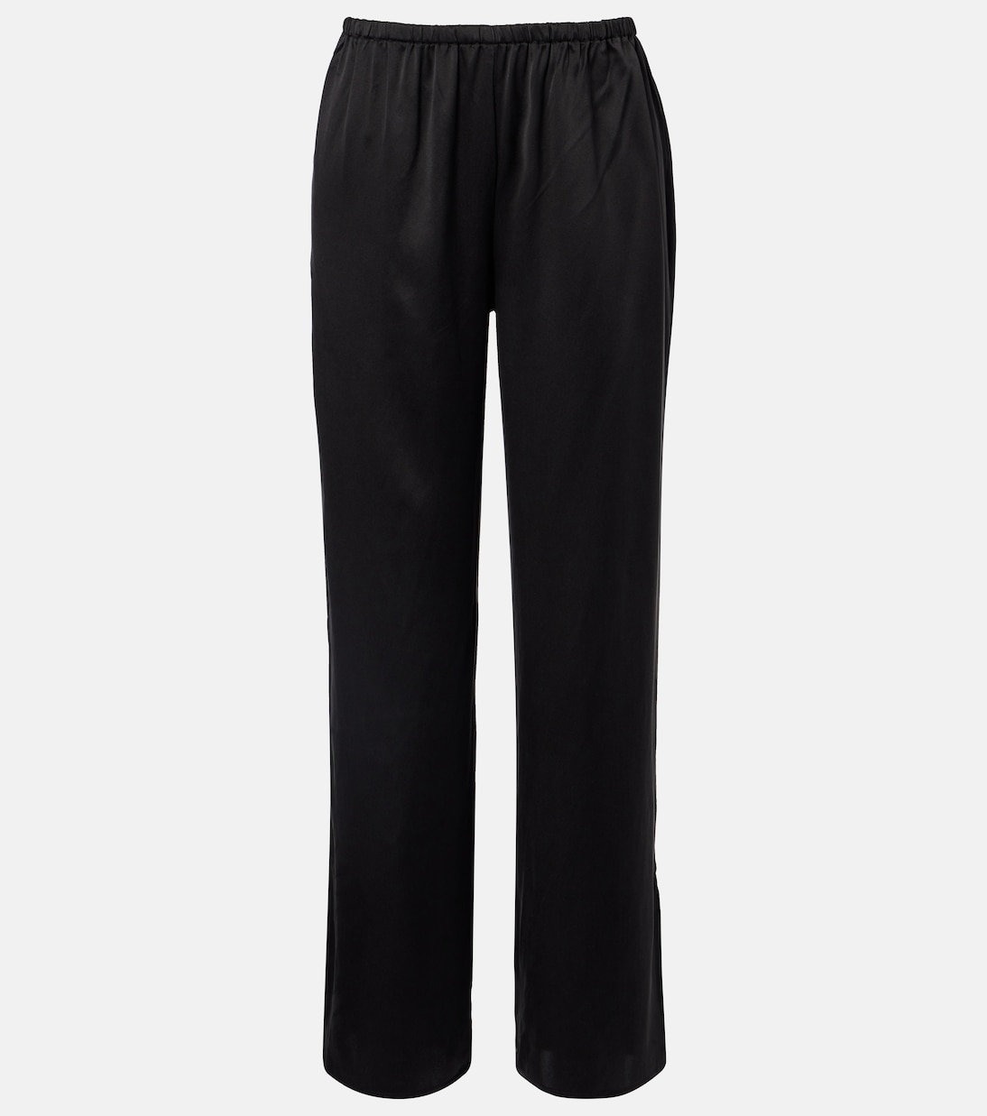 Loreto silk charmeuse wide-leg pants | Asceno