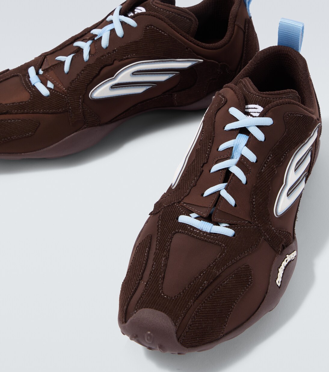 Monday Ultra corduroy-trimmed sneakers | Balenciaga