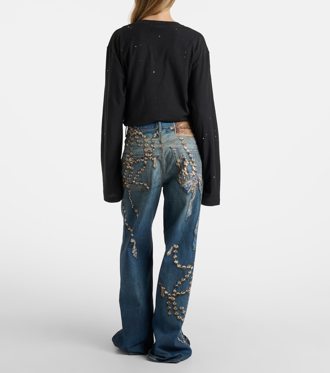1981 trompe l’œil wide-leg jeans | Acne Studios