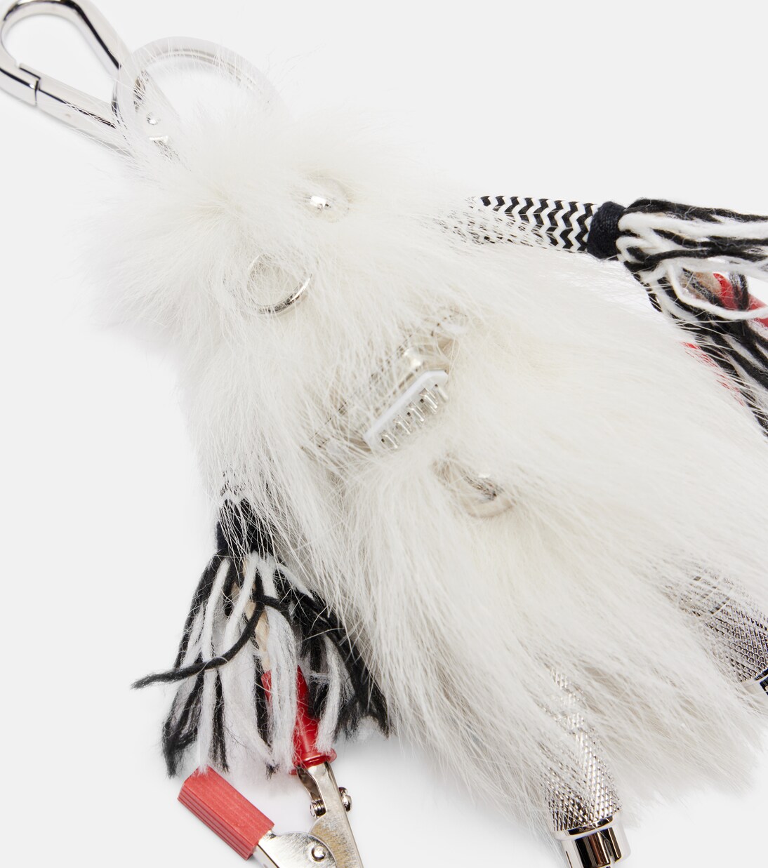 Rufus stainless steel keychain | Prada