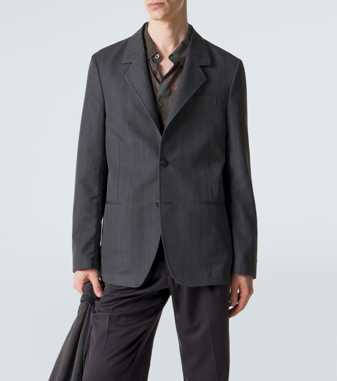 Unconstructed Ceremony pinstripe blazer | Our Legacy