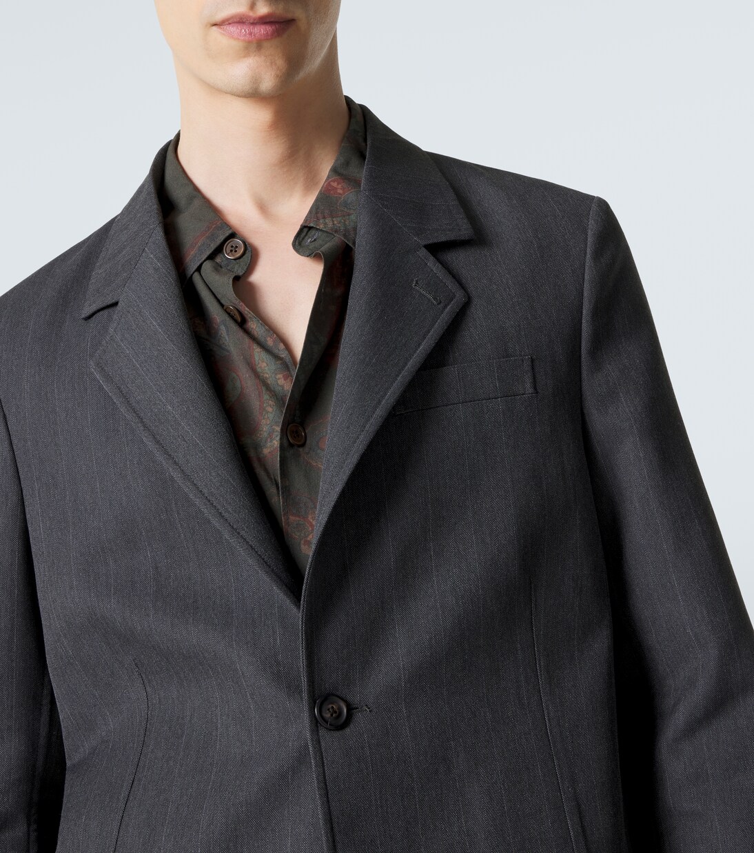 Unconstructed Ceremony pinstripe blazer | Our Legacy