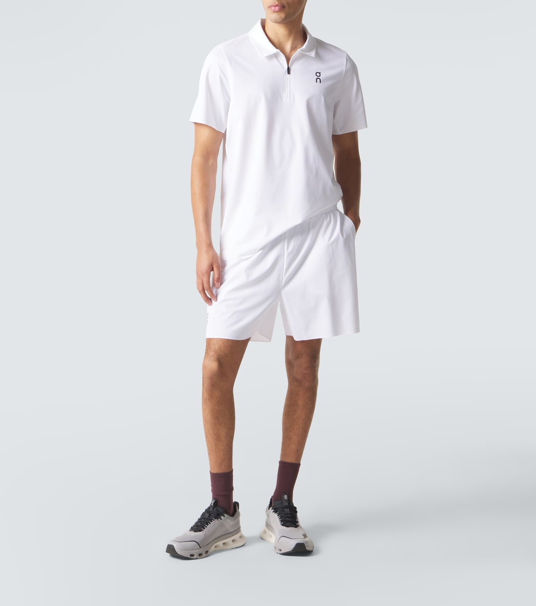 Court half-zip polo shirt | On