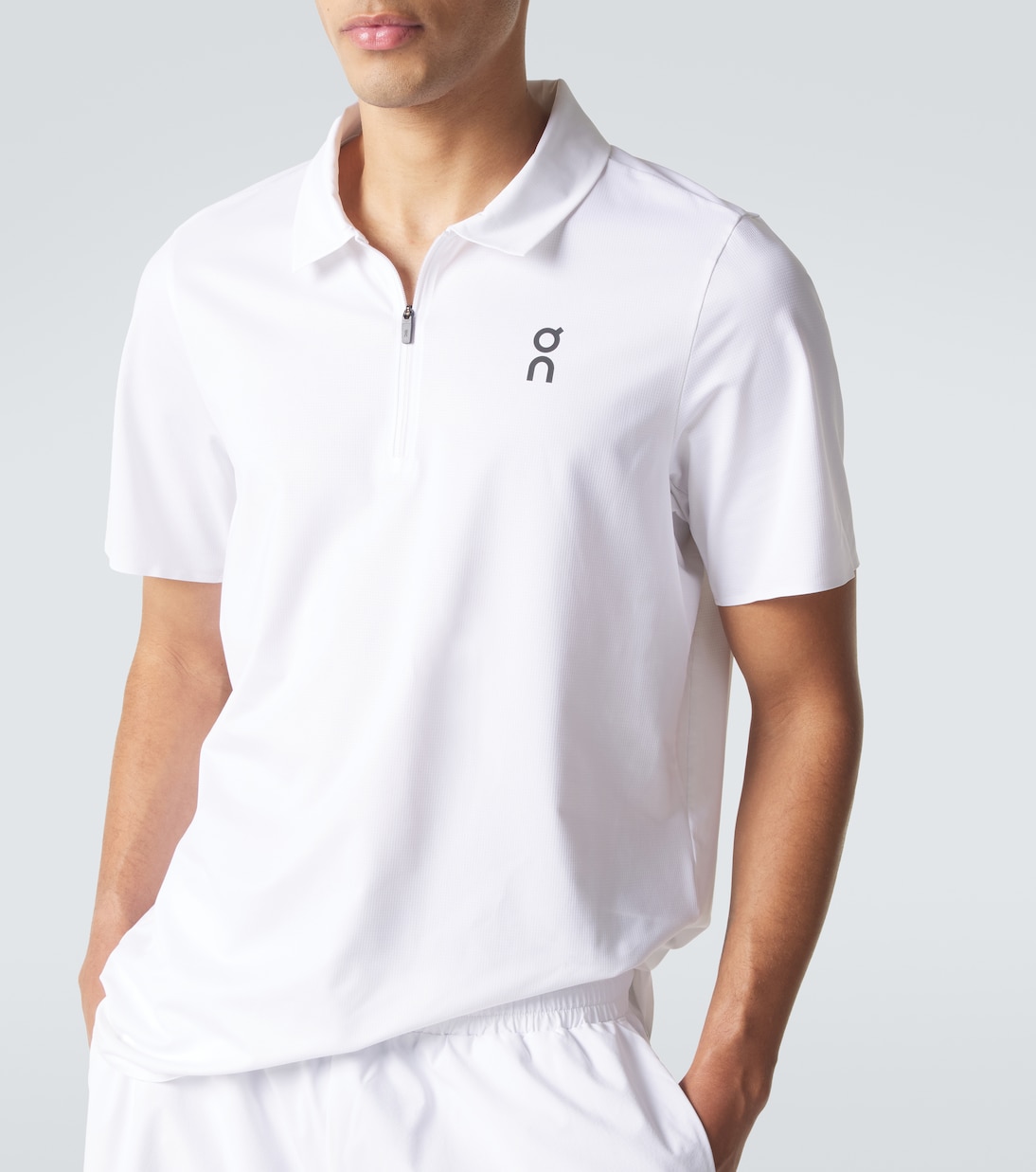 Court half-zip polo shirt | On