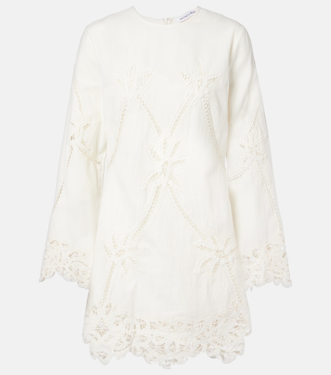 Minikleid Amberg aus Baumwolle und Leinen | Veronica Beard