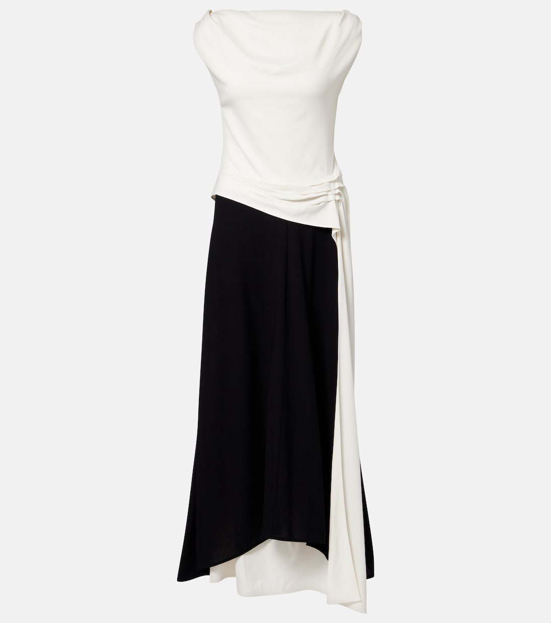 Daliah draped crêpe satin maxi dress | Proenza Schouler