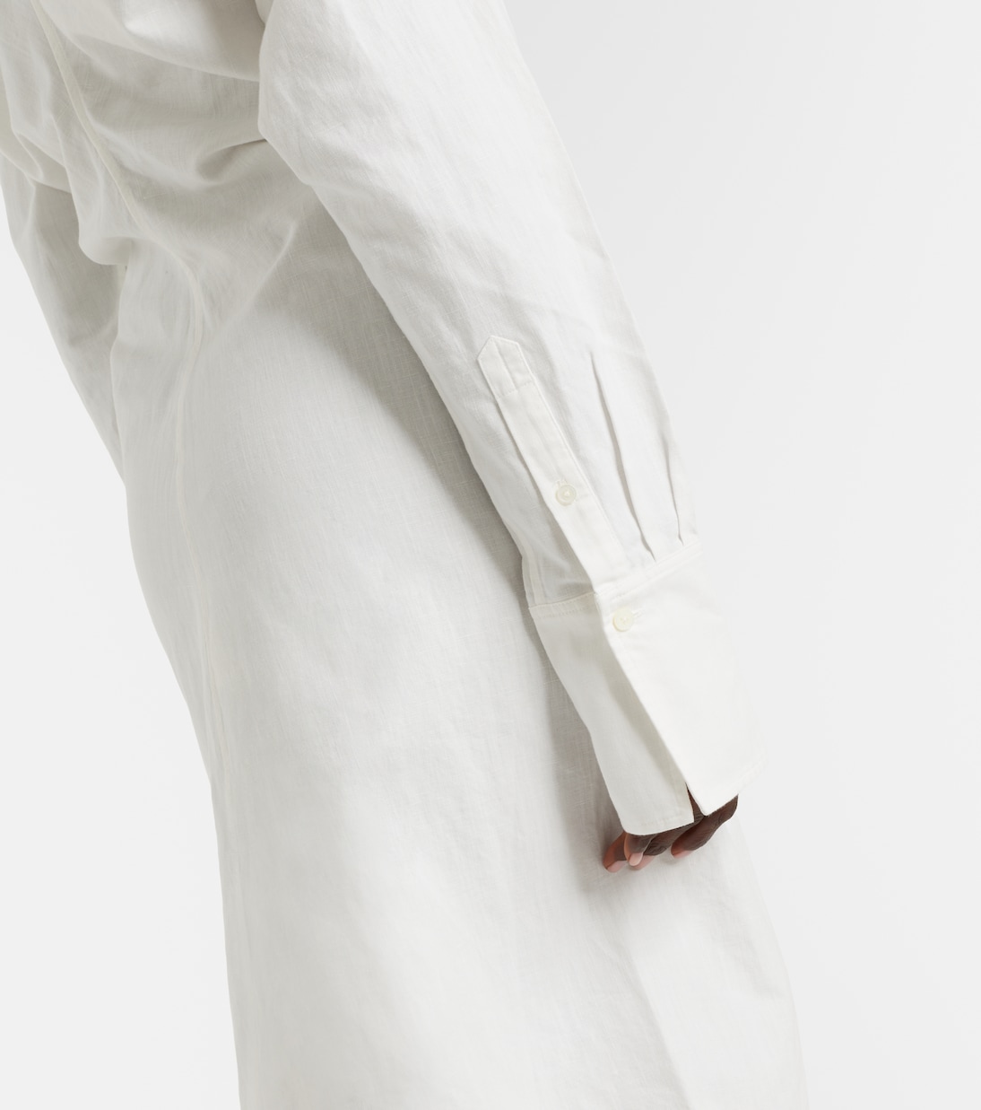 Abito chemisier in cotone e lino | Toteme