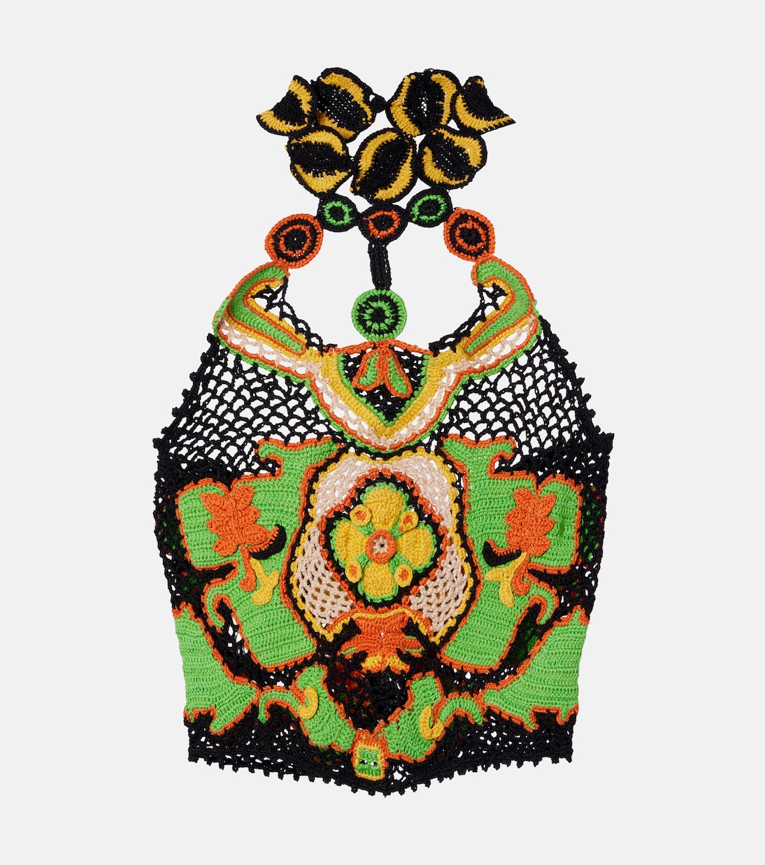 花卉钩编棉质短款上衣 | Etro