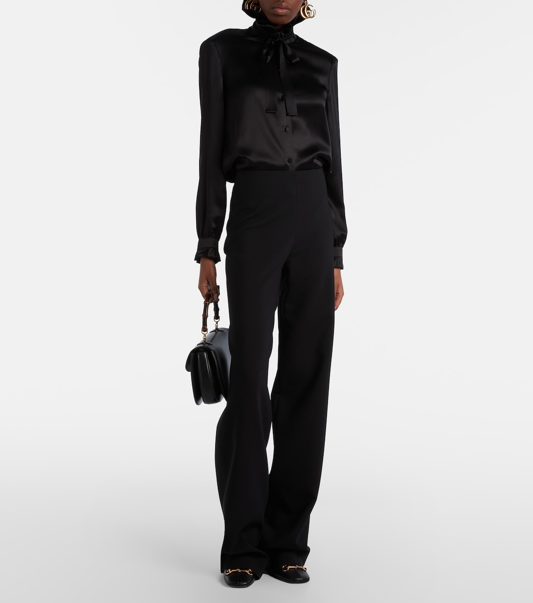 Botines Signora de piel con Horsebit | Gucci