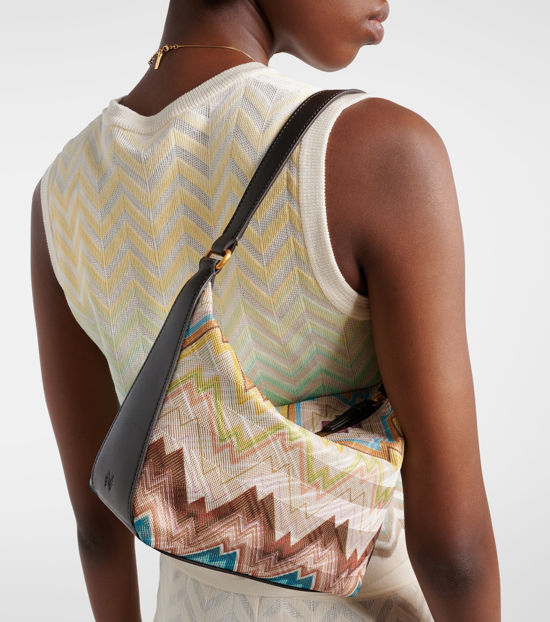 Sac Soft Zigzag en cuir | Missoni
