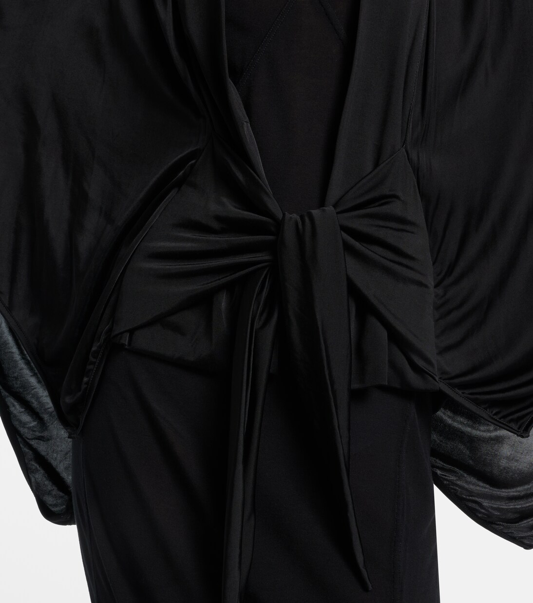 Cape Half Moon aus Satin | Rick Owens