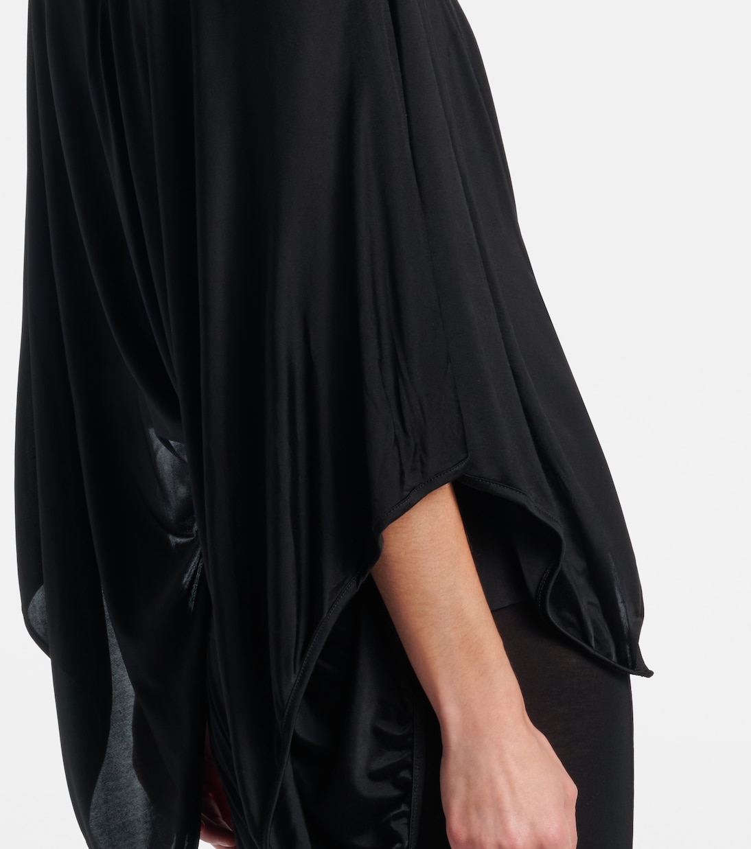 Cape Half Moon aus Satin | Rick Owens