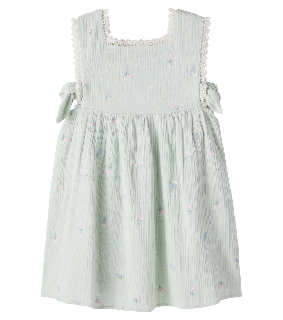 Aloisa embroidered cotton gauze dress | Louise Misha