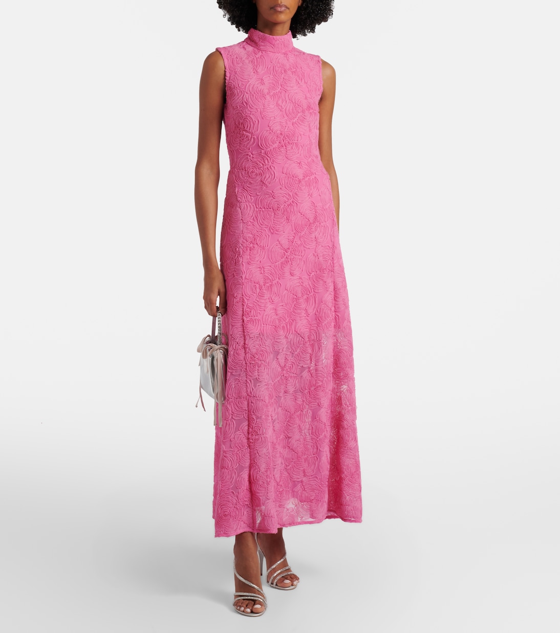 Maxikleid aus Mesh | Rotate