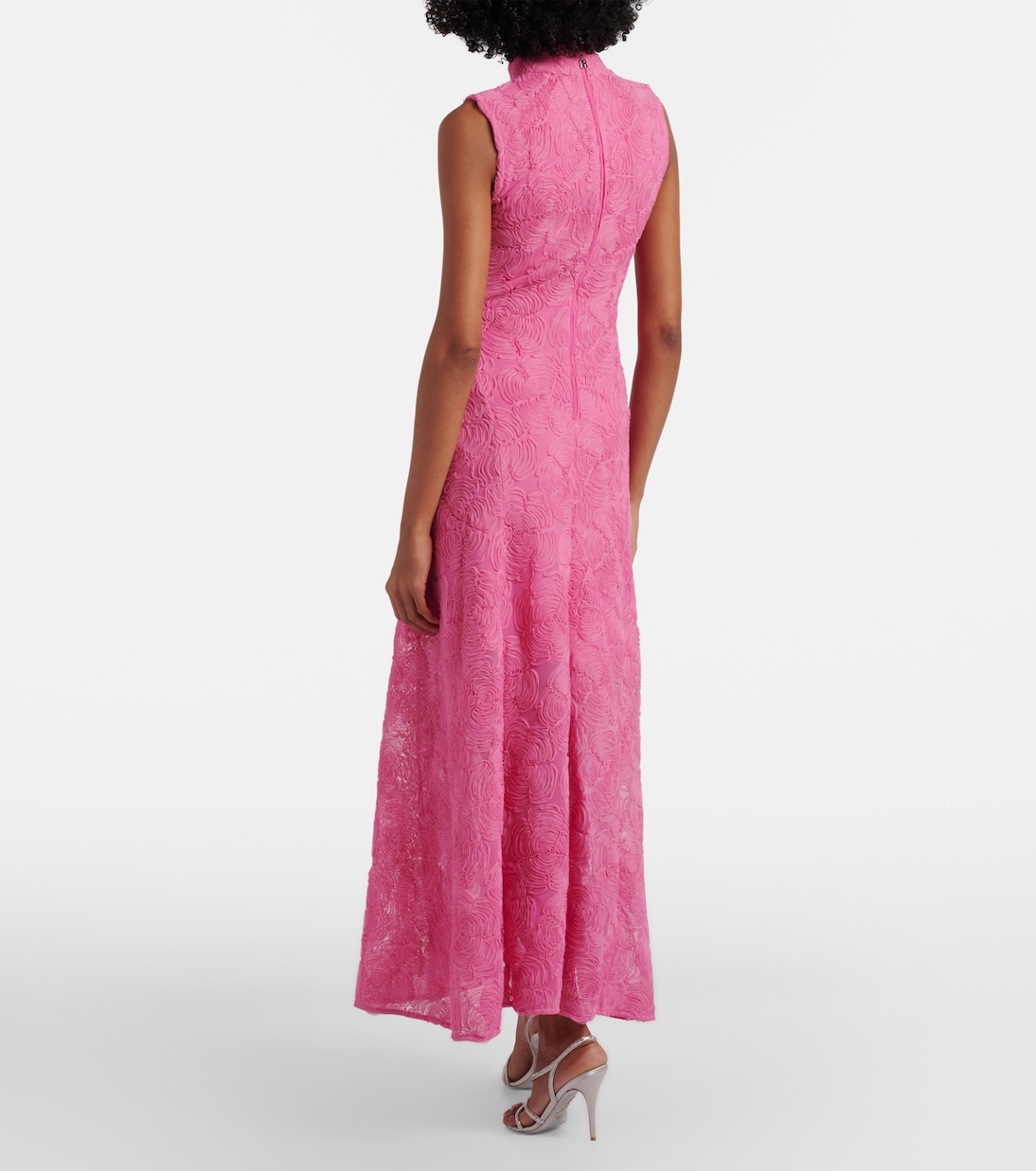 Maxikleid aus Mesh | Rotate