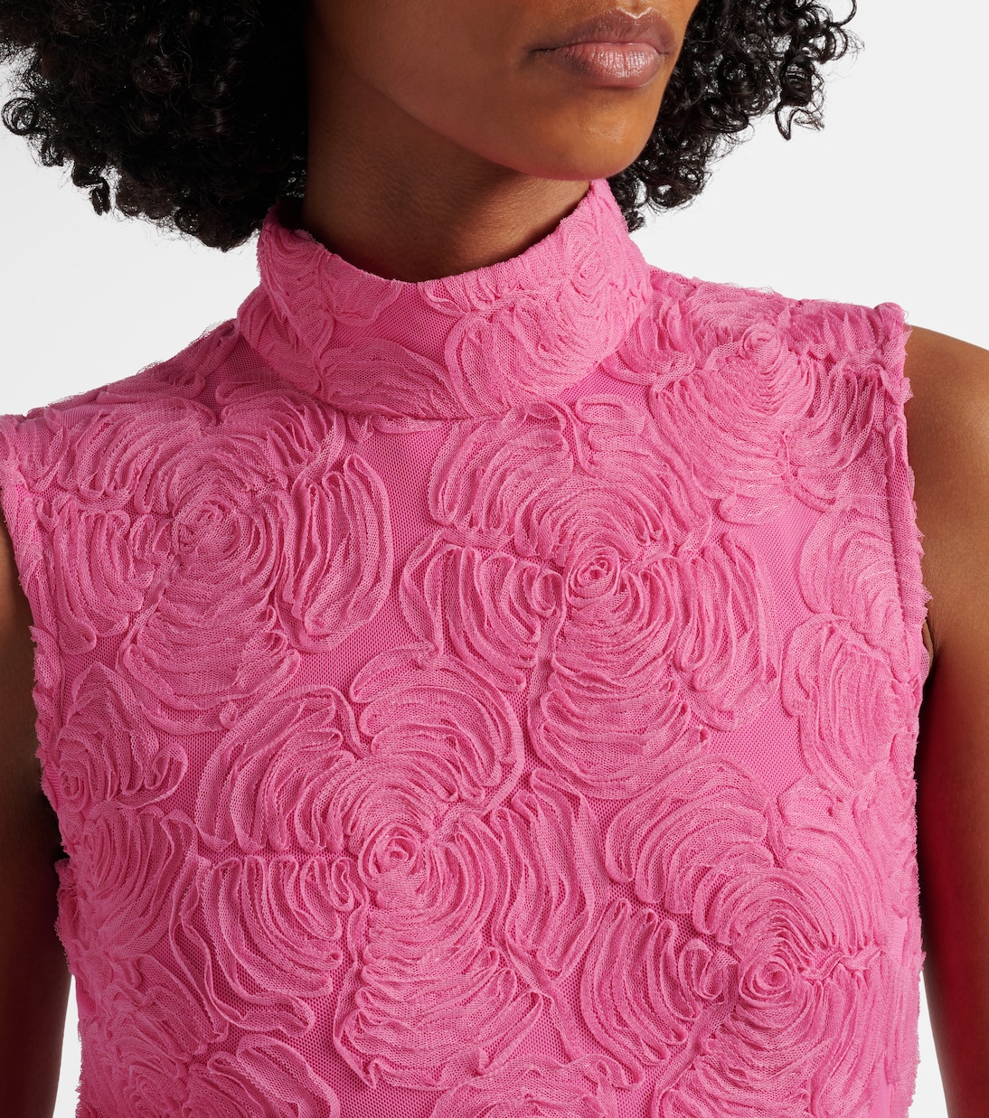 Maxikleid aus Mesh | Rotate