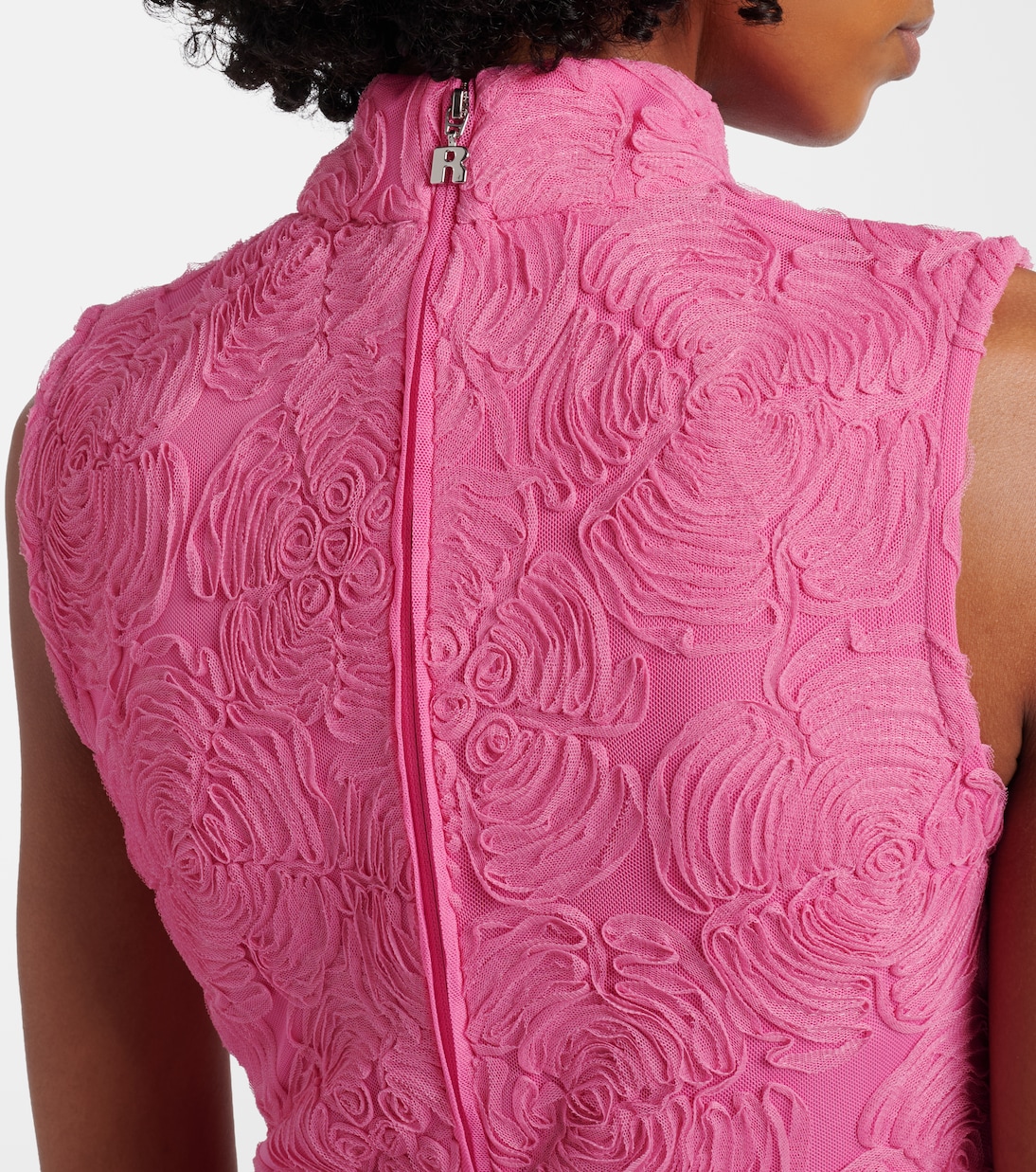 Maxikleid aus Mesh | Rotate