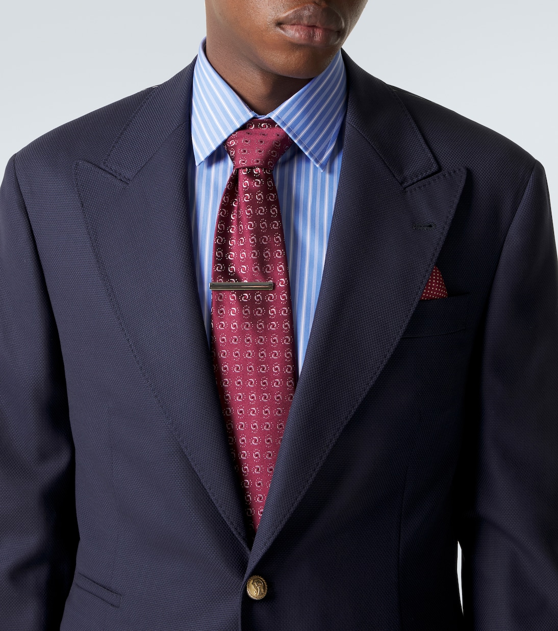 Striped cotton poplin shirt | Charvet