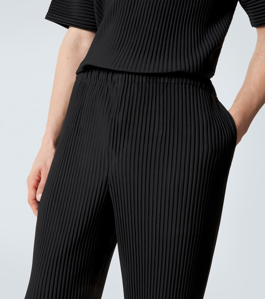 Pantaloni regular Tuxedo Pleats | Homme Plissé Issey Miyake