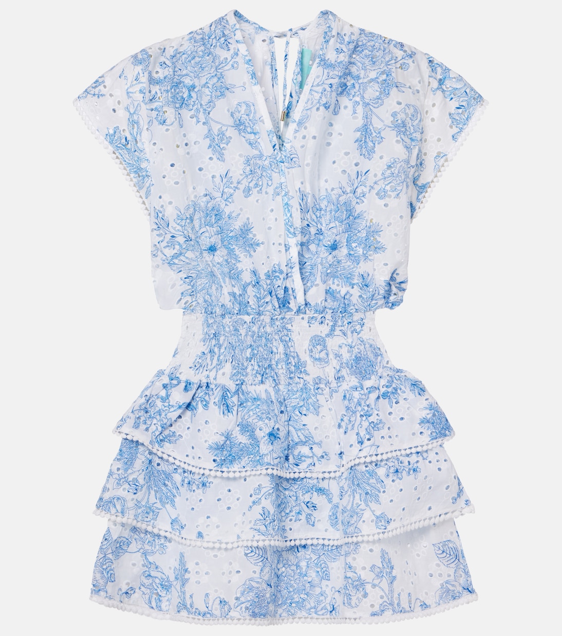 Jess broderie anglaise cotton minidress | Melissa Odabash
