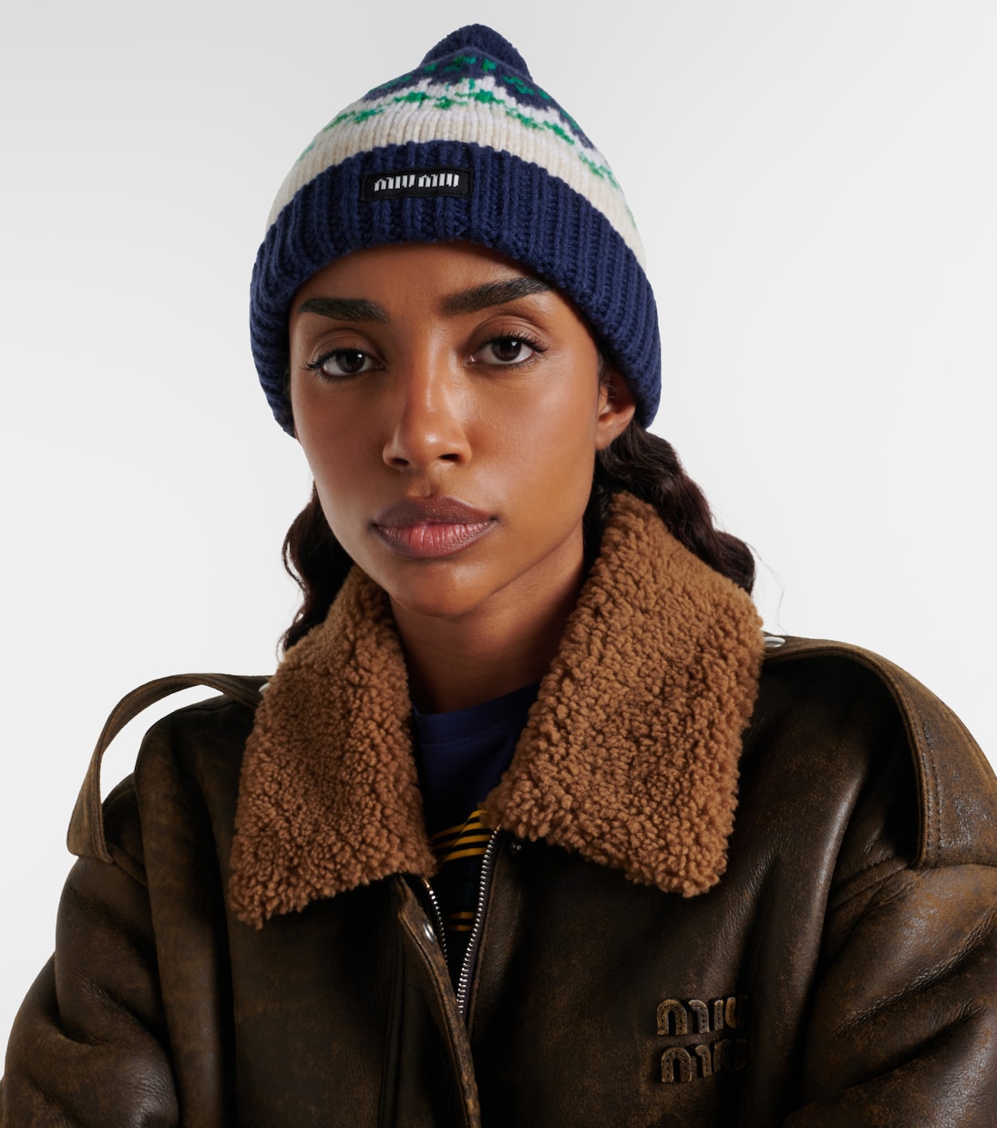 Mütze aus Schurwolle | Miu Miu