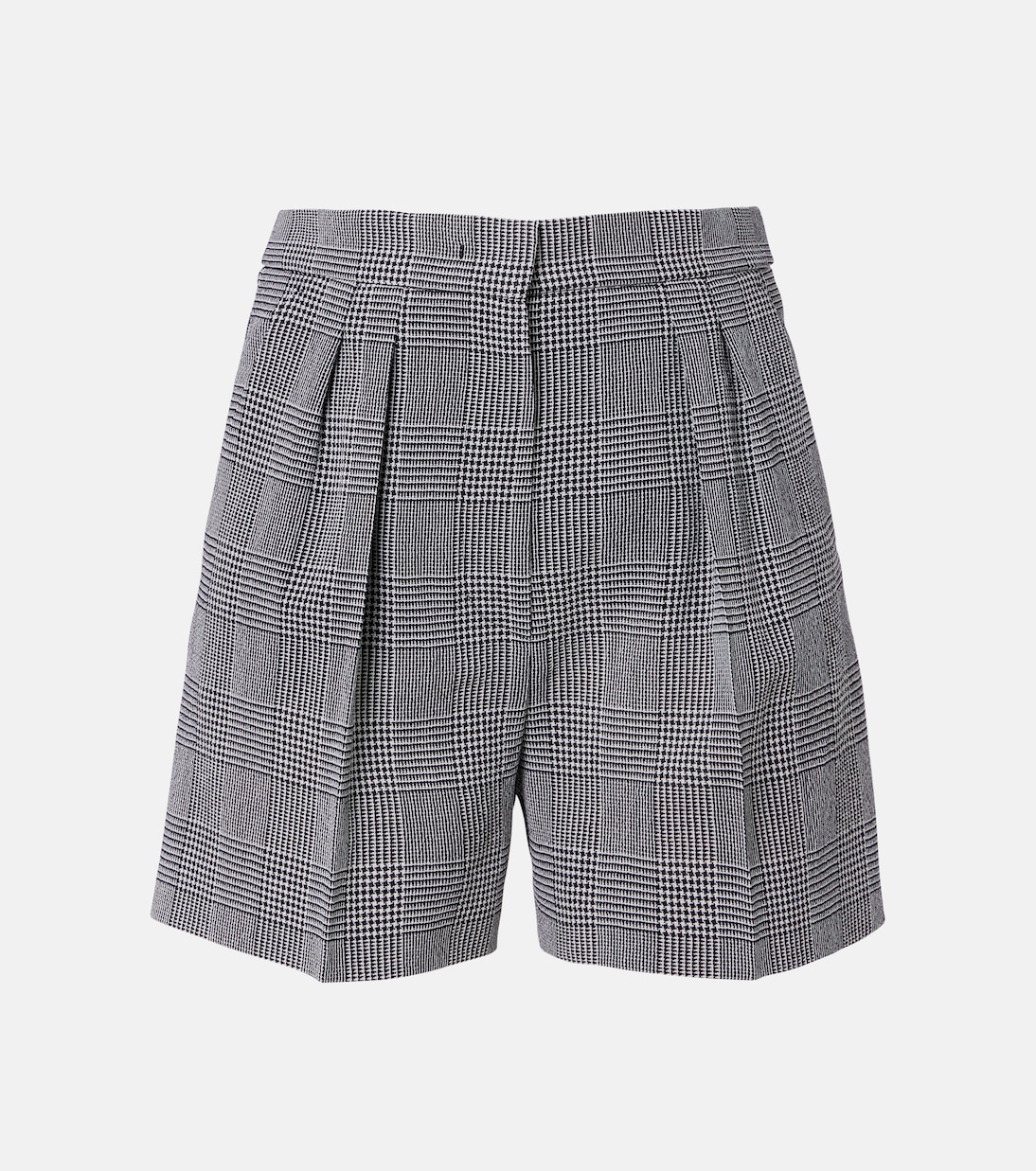 Prince of Wales check wool crêpe shorts | Max Mara