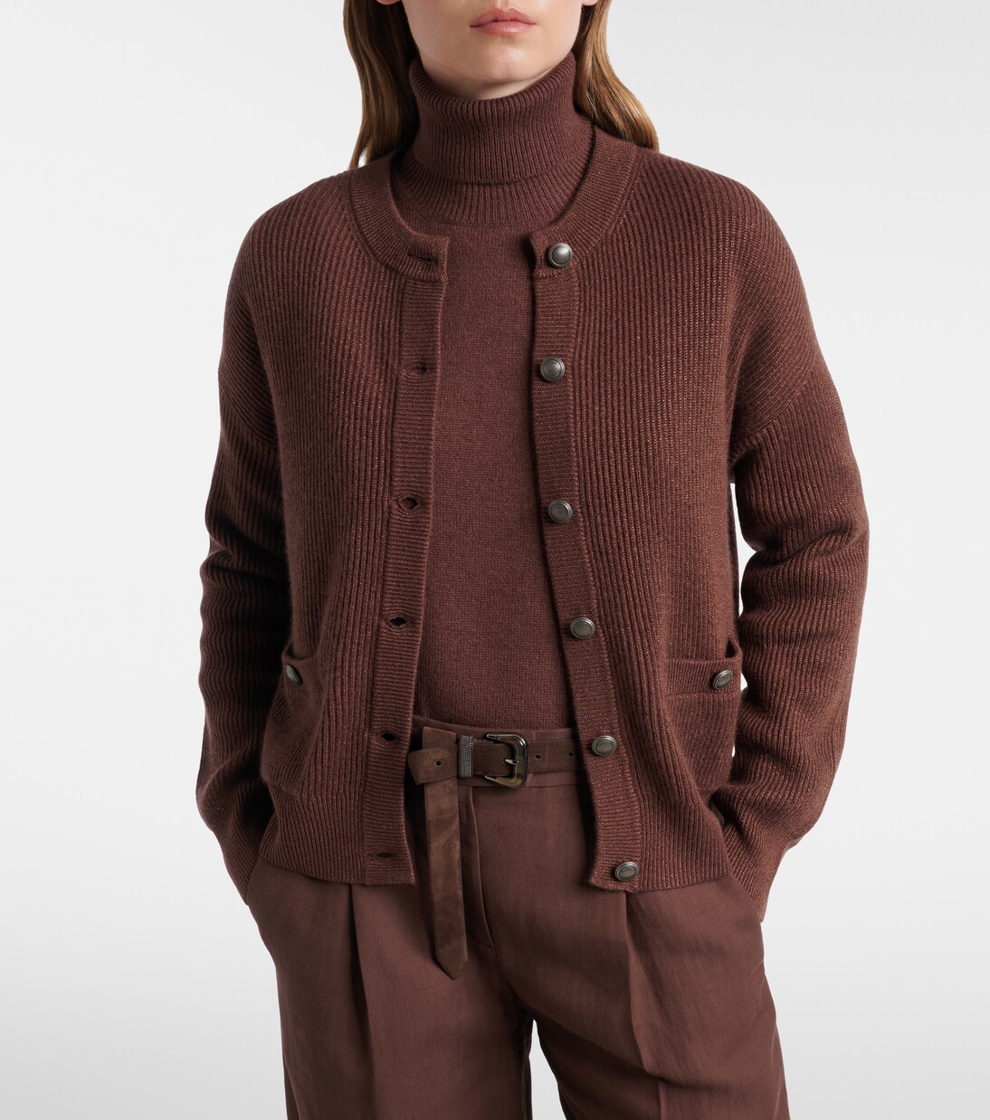 Cashmere-blend cardigan | Brunello Cucinelli