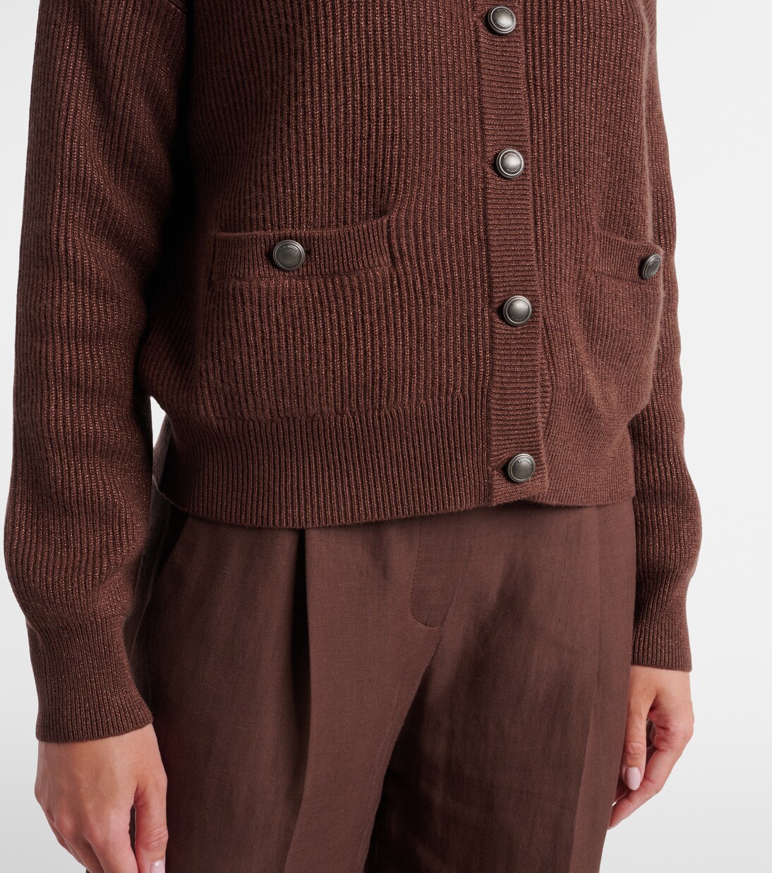 Cashmere-blend cardigan | Brunello Cucinelli