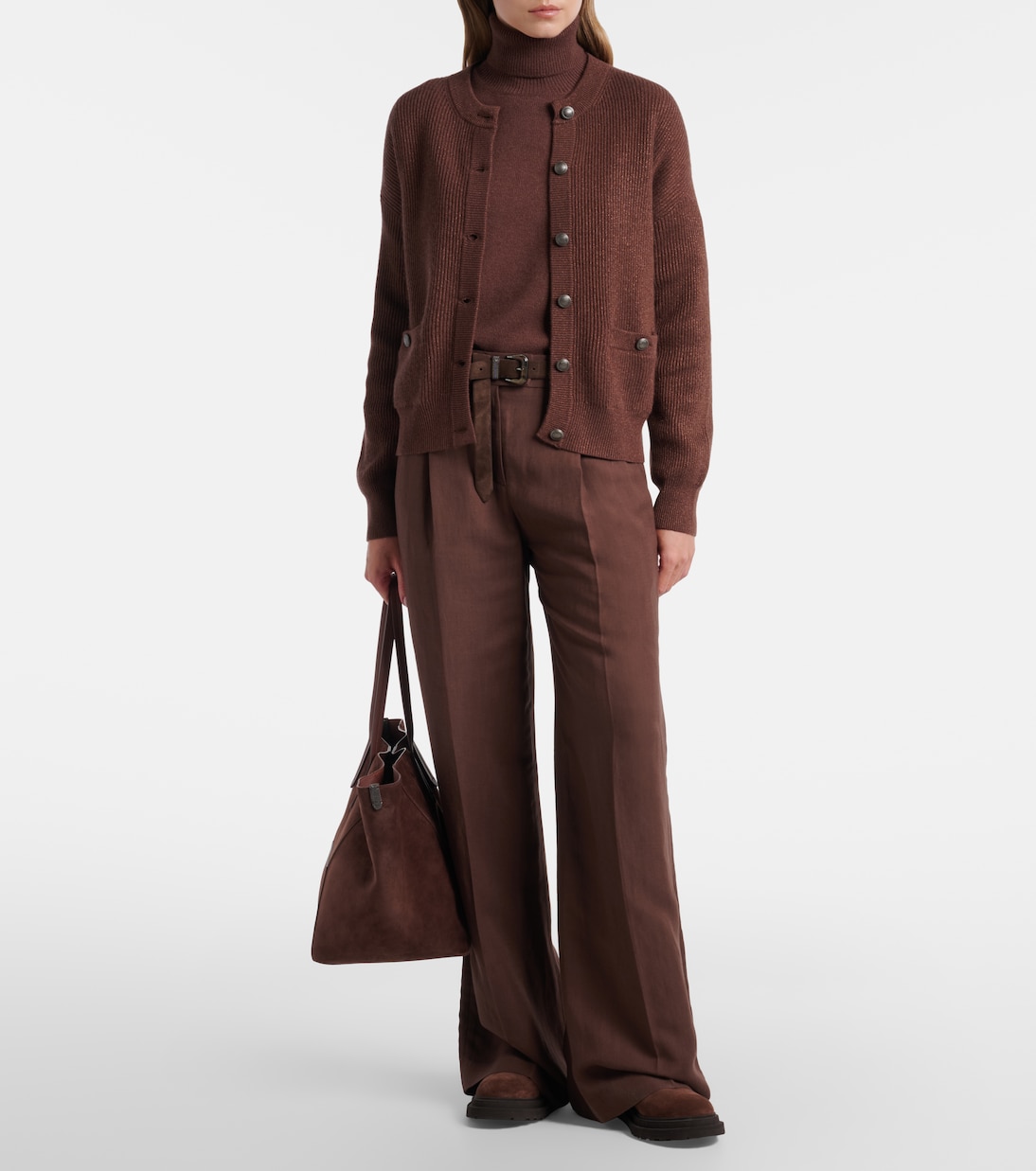 Cashmere-blend cardigan | Brunello Cucinelli