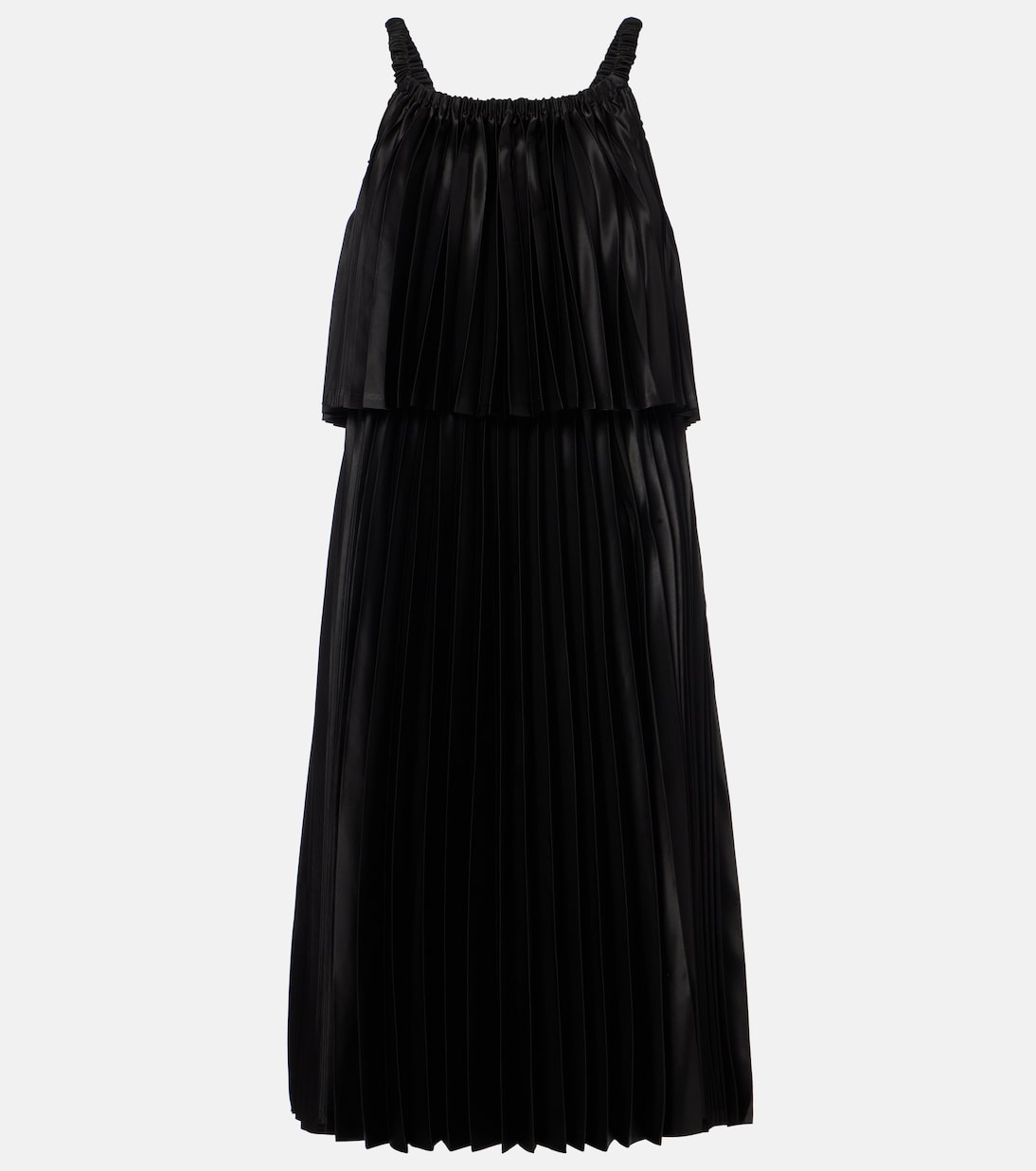 Satin midi dress | Noir Kei Ninomiya