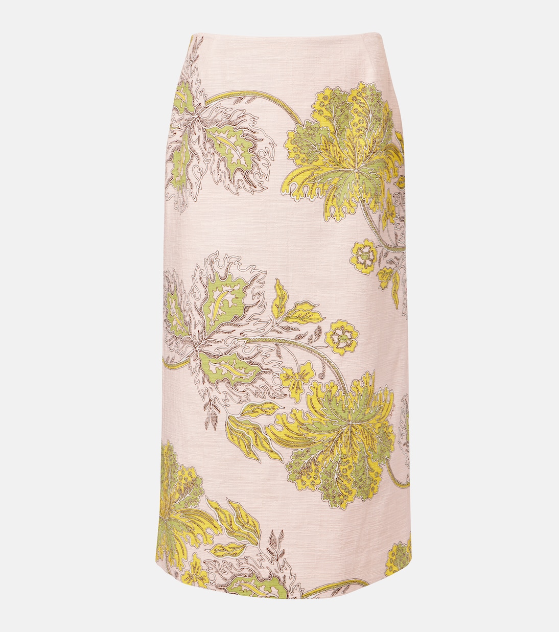 Printed cotton midi skirt | La DoubleJ