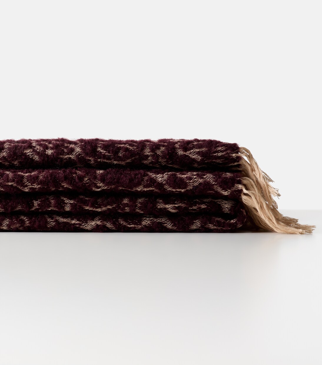 Malghe wool and cotton-blend throw | The House of Lyria