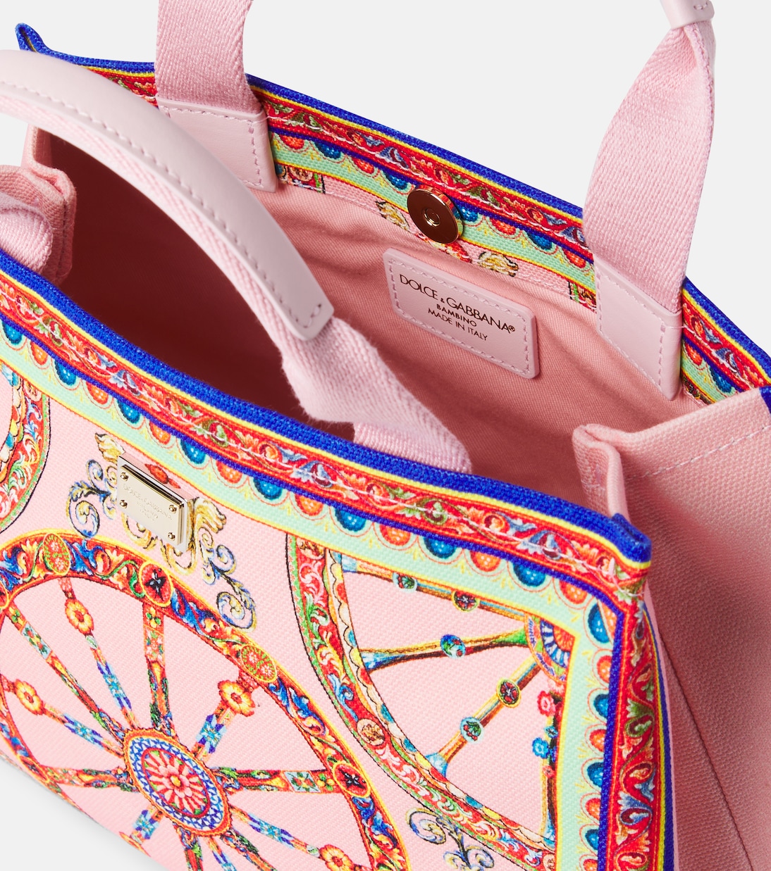 Carretto canvas tote bag | Dolce&Gabbana Kids